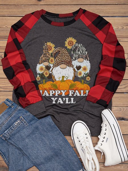 Happy Fall Y'all Cotton-Blend Crew Neck Casual Sweatshirt, Gray, Hoodies&Sweatshirts
Happy Fall Y'all Cotton-Blend Crew Neck Casual Sweatshirt, Gray, Hoodies&Sweatshirts
