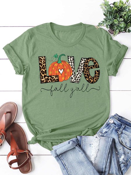 Casual and simple Halloween pumpkin print round neck short sleeve cotton T-shirt, Army green, Hoodies&Sweatshirts
Casual and simple Halloween pumpkin print round neck short sleeve cotton T-shirt, Army green, Hoodies&Sweatshirts