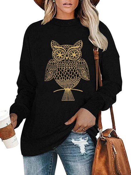 Night Owl Shift Cotton-Blend Long Sleeve Casual Sweatshirt, Black, Hoodies&Sweatshirts
Night Owl Shift Cotton-Blend Long Sleeve Casual Sweatshirt, Black, Hoodies&Sweatshirts