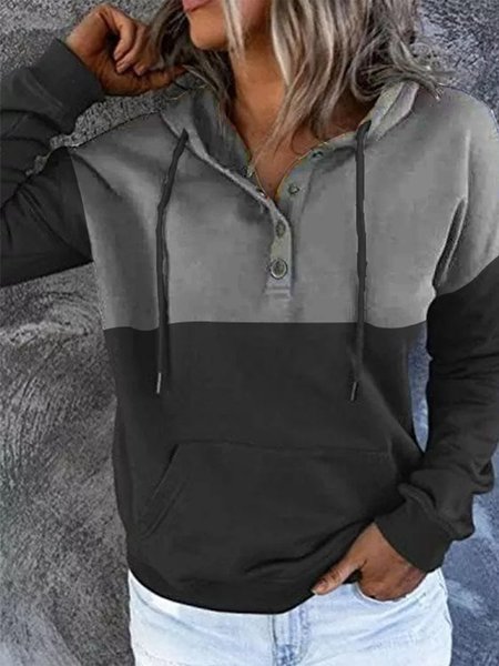 Color-Block Hoodie Cotton-Blend Casual Sweatshirt, Black-grey, Sweatshirts & Hoodies
Color-Block Hoodie Cotton-Blend Casual Sweatshirt, Black-grey, Sweatshirts & Hoodies