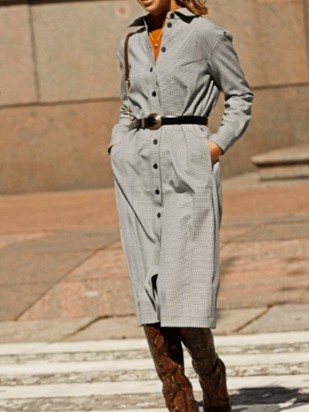 A-line Shirt Collar Long Sleeve Elegant Fall Jelly Dresses, As picture, Midi Dresses
A-line Shirt Collar Long Sleeve Elegant Fall Jelly Dresses, As picture, Midi Dresses