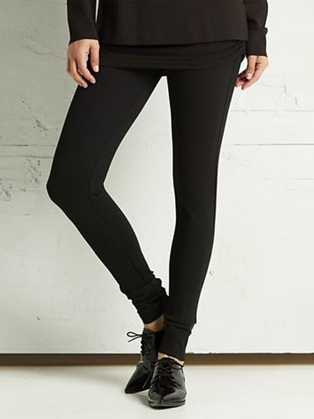 Casuale Pantaloni, Nero, Leggings