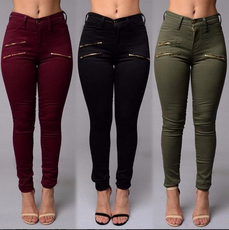 sheath cotton pants, Army green, Pants