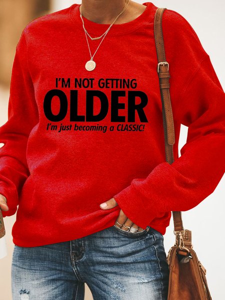 Becoming A Classic Women‘s Shift Crew Neck Long Sleeve Sweatshirt, Red, Hoodies&Sweatshirts
Becoming A Classic Women‘s Shift Crew Neck Long Sleeve Sweatshirt, Red, Hoodies&Sweatshirts