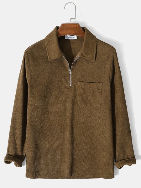 Uomo Velluto a coste Colore Solido Casuale Struttura Maniche Lunghe Cerniera Golf Camicia, Colore 1, Men
Uomo Velluto a coste Colore Solido Casuale Struttura Maniche Lunghe Cerniera Golf Camicia, Colore 1, Men
