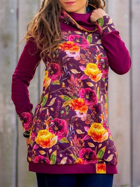 Vintage Floral Printed Color-Block Long Sleeve Plus Size Casual Sweatshirt, Multicolor, Hoodies & Sweatshirts
Vintage Floral Printed Color-Block Long Sleeve Plus Size Casual Sweatshirt, Multicolor, Hoodies & Sweatshirts