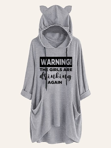 Warning! The girls are drinking again. Hooded long-sleeved polyester sweatshirt, Gray, Hoodies&Sweatshirts
Warning! The girls are drinking again. Hooded long-sleeved polyester sweatshirt, Gray, Hoodies&Sweatshirts