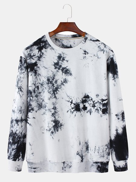 Men's Fall/Winter Tie-Dye Print Crew Neck Loose Fit Sweatshirt, Light gray, Hoodies&Sweatshirts
Men's Fall/Winter Tie-Dye Print Crew Neck Loose Fit Sweatshirt, Light gray, Hoodies&Sweatshirts