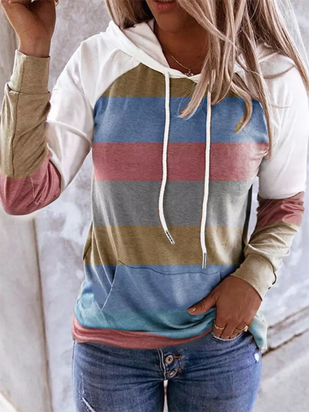 Felpa con Cappuccio Casuale Colore-block Maniche Lunghe Felpa, Come immagine, Tops
Felpa con Cappuccio Casuale Colore-block Maniche Lunghe Felpa, Come immagine, Tops