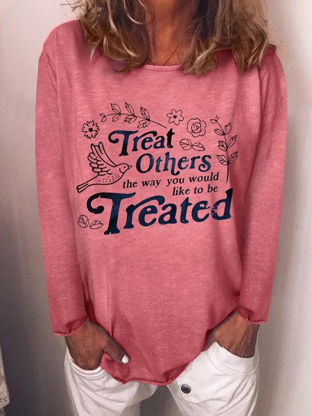 Treat Other As You Want To Be Treated Shift Long Sleeve Shirts & Tops, Red, Hoodies&Sweatshirts
Treat Other As You Want To Be Treated Shift Long Sleeve Shirts & Tops, Red, Hoodies&Sweatshirts