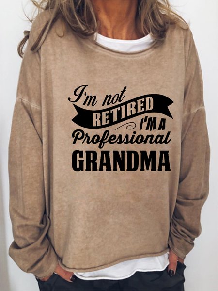 I'm Not Retired I'm a Professional Grandma Printable Sweatshirt, Khaki, Hoodies&Sweatshirts
I'm Not Retired I'm a Professional Grandma Printable Sweatshirt, Khaki, Hoodies&Sweatshirts
