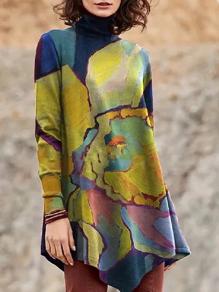 Long Sleeve Cotton-Blend Turtleneck Shirts & Tops, As picture, Long sleeve tops
Long Sleeve Cotton-Blend Turtleneck Shirts & Tops, As picture, Long sleeve tops