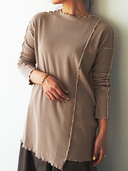 Vintage Tinta unita Girocollo Maniche Lunghe taglia grande Casuale Top, Cachi, Blouses & Shirts
Vintage Tinta unita Girocollo Maniche Lunghe taglia grande Casuale Top, Cachi, Blouses & Shirts
