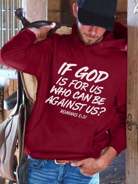 If God Is For Us Who Can Be Against Us Men's Hooded Sweatshirts, Red, Hoodies&Sweatshirts
If God Is For Us Who Can Be Against Us Men's Hooded Sweatshirts, Red, Hoodies&Sweatshirts