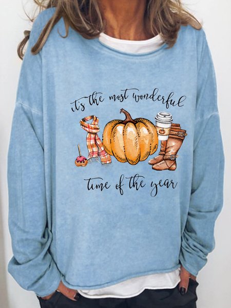 It'S The Most Wonderful Time Of The Year Long Sleeve Sweatshirt Top for Fall, Light blue, Hoodies&Sweatshirts
It'S The Most Wonderful Time Of The Year Long Sleeve Sweatshirt Top for Fall, Light blue, Hoodies&Sweatshirts