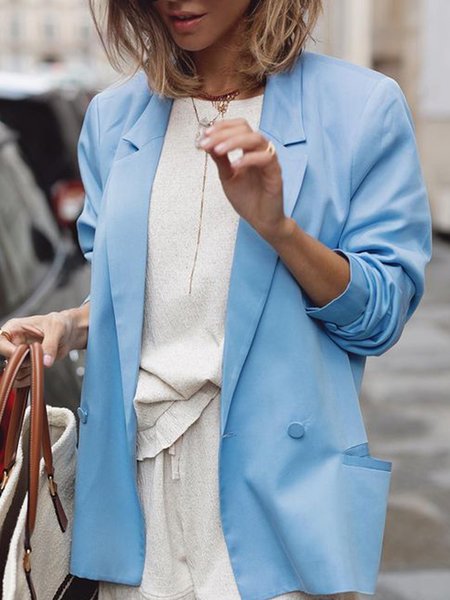Giubbotto, Blu, Coats & Jackets