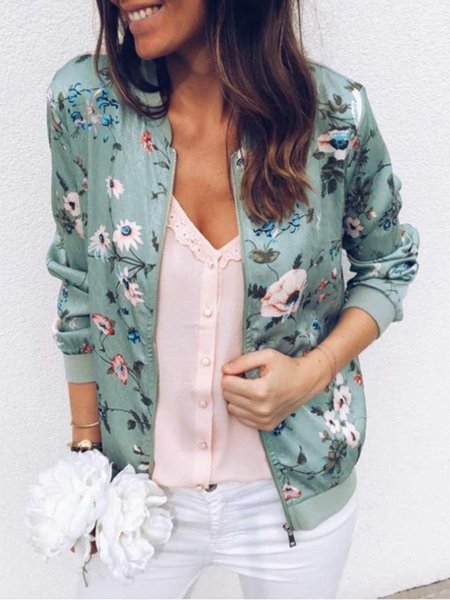 Autumn women's vintage printed long sleeve bomber jacket or casual women's coat, Blue, Jackets
Autumn women's vintage printed long sleeve bomber jacket or casual women's coat, Blue, Jackets