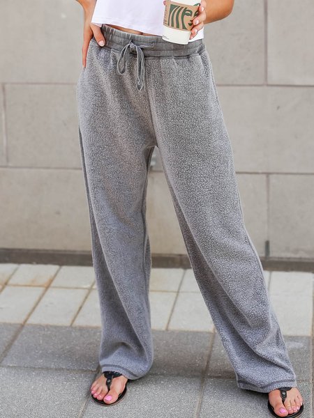 Wool trousers, Gray, Pants