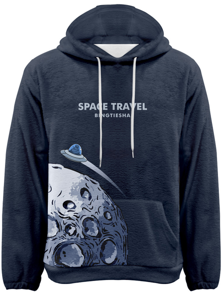 Men's Flannel Casual Hoodie Halloween Print Sweatshirt, Multicolor, Hoodies&Sweatshirts