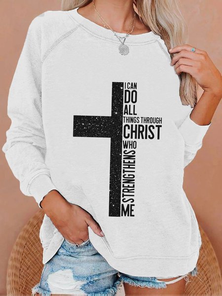 Casual Long Sleeve Round Neck Plus Size Printed Tops Sweatshirts, White, Hoodies & Sweatshirts
Casual Long Sleeve Round Neck Plus Size Printed Tops Sweatshirts, White, Hoodies & Sweatshirts
