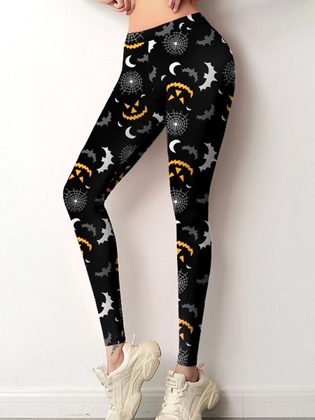 Pants, Black, leggings