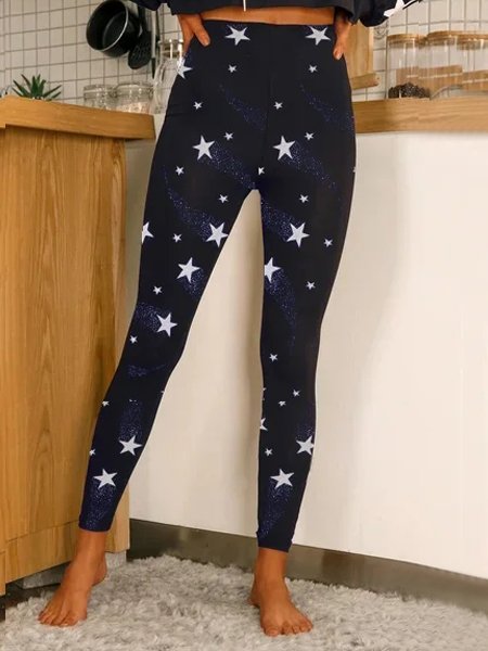 The stars leggings, Black, Leggings