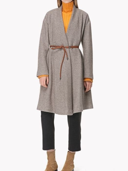Fall Work Formal Daily Non-Stretch Mid-weight Outerwear, As picture, Coats