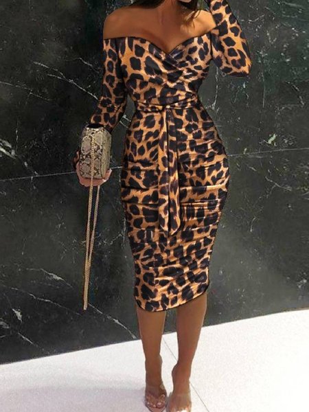 Sexy Leopard Dresses, Midi Dresses
Sexy Leopard Dresses, Midi Dresses