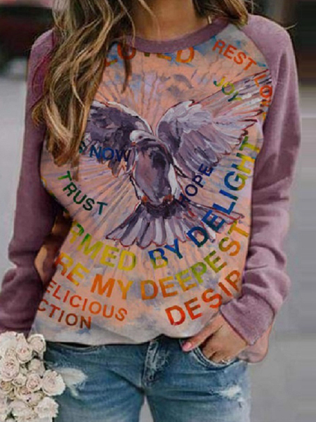 Cotton Sweatshirts, Purple, Hoodies & Sweatshirts