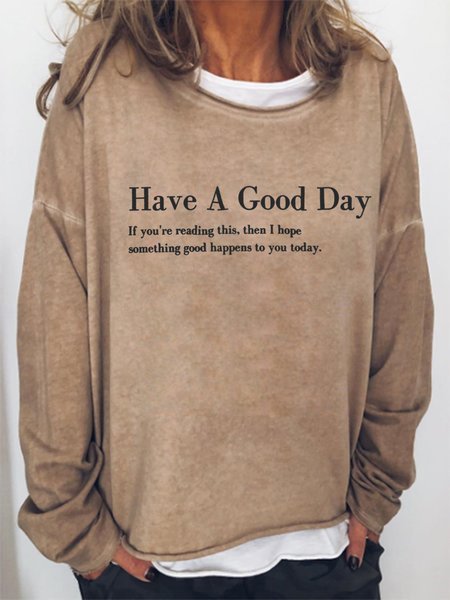 HAVE A GOOD DAY Casual Polyester Cotton Hoodie Sweatshirt, Khaki, Hoodies&Sweatshirts
HAVE A GOOD DAY Casual Polyester Cotton Hoodie Sweatshirt, Khaki, Hoodies&Sweatshirts