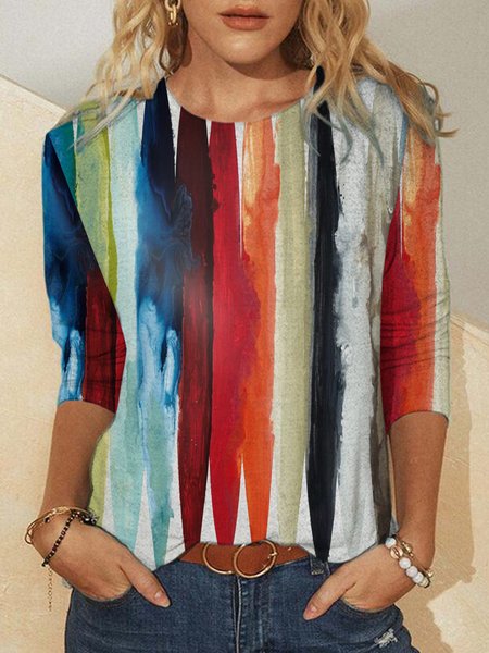 Casual Cotton Blends Regular Fit Shirts & Tops, Blue, Hoodies&Sweatshirts