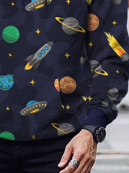Space Sweatshirts, Deep blue, Hoodies&Sweatshirts
