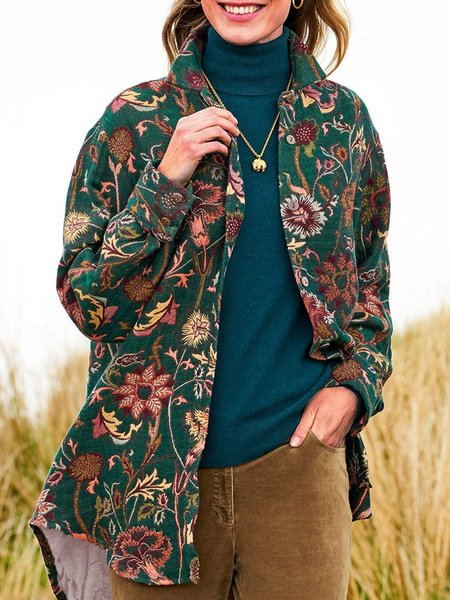 Vintage Floral Printed Long Sleeve Plus Size Casual Shirt Tops, Multicolor, Blouses & Shirts
Vintage Floral Printed Long Sleeve Plus Size Casual Shirt Tops, Multicolor, Blouses & Shirts