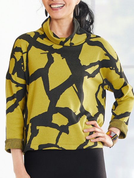 Suede Shirts & Tops, Yellow, Tops