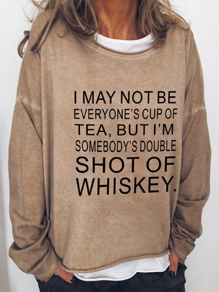 I'm Somebody's Double Shot Of Whiskey Cotton Blends Casual Sweatshirt, Light brown, Hoodies&Sweatshirts
I'm Somebody's Double Shot Of Whiskey Cotton Blends Casual Sweatshirt, Light brown, Hoodies&Sweatshirts