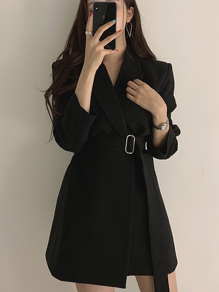 Elegant Blazer, Black, Blazers