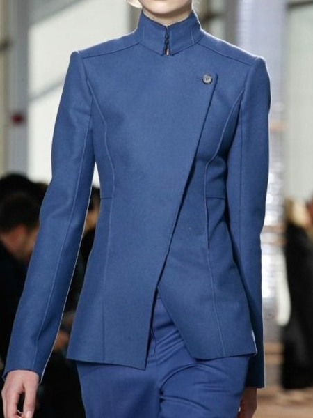 Fall Elegant Stand Collar Elegant Simple Stand Collar Mid-weight Outerwear, Blue, Blazers
Fall Elegant Stand Collar Elegant Simple Stand Collar Mid-weight Outerwear, Blue, Blazers