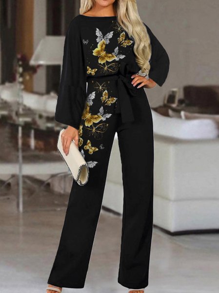 Casuale Pezzi interi, Nero, Jumpsuits