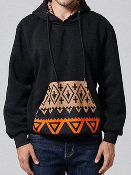Long Sleeve Casual Sweatshirt, As picture, Men's Sweater