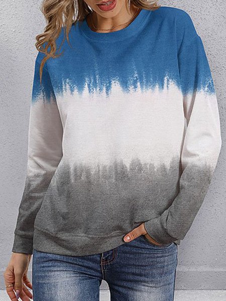 Sporty Geometric Cotton Blends Sweatshirt, White-blue, Sweatshirts & Hoodies
Sporty Geometric Cotton Blends Sweatshirt, White-blue, Sweatshirts & Hoodies