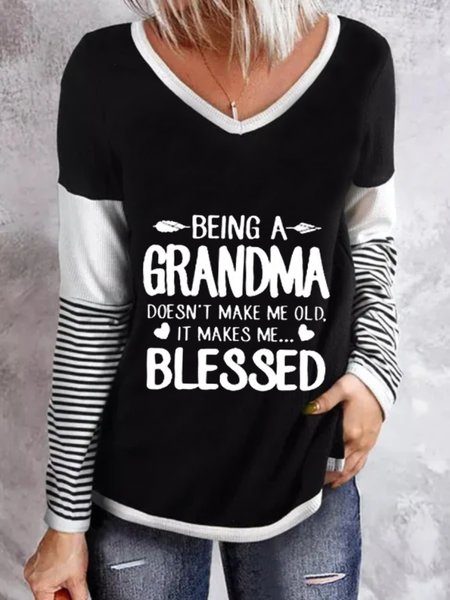 Casuale Maniche Lunghe Scollo a V taglia grande Stampato Top T-shirts, Nero, Blouses & Shirts
Casuale Maniche Lunghe Scollo a V taglia grande Stampato Top T-shirts, Nero, Blouses & Shirts