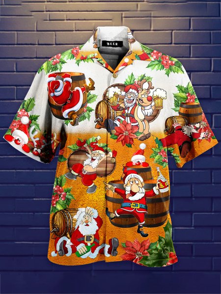 Short Sleeve Casual Shirts & Tops, Khaki, Men's shirts