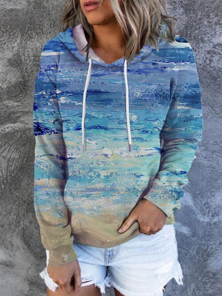 Sea Wave Painting Loosen Casual Geometric Sweatshirt Hooded, Blue, Hoodies&Sweatshirts
Sea Wave Painting Loosen Casual Geometric Sweatshirt Hooded, Blue, Hoodies&Sweatshirts
