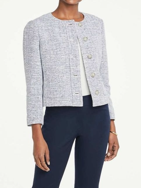 Fall Regular Fit Simple Crew Neck Work Formal Mid-weight Non-Stretch Jackets, Gray, Jackets
Fall Regular Fit Simple Crew Neck Work Formal Mid-weight Non-Stretch Jackets, Gray, Jackets