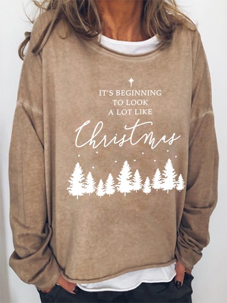 It's Beginning To Look A Lot Like Christmas Cotton Blends Casual Sweatshirts, Light brown, Hoodies&Sweatshirts
It's Beginning To Look A Lot Like Christmas Cotton Blends Casual Sweatshirts, Light brown, Hoodies&Sweatshirts