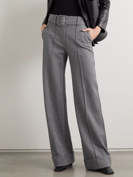 Formal Wide Leg Pants, Gray, Wide Leg Pants
Formal Wide Leg Pants, Gray, Wide Leg Pants
