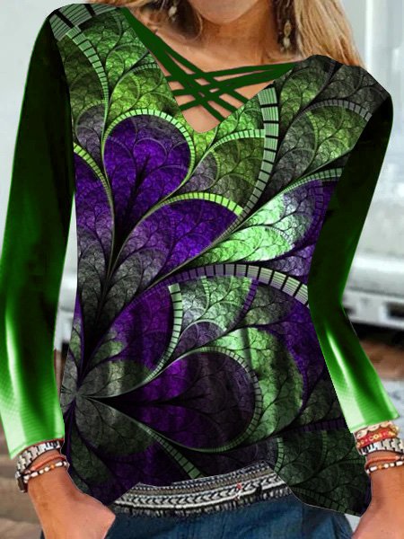 Shirts & Tops, Green, T-Shirts