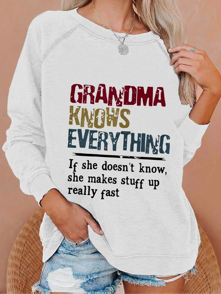 Casual Long Sleeve Round Neck Plus Size Printed Tops Sweatshirts, White, Hoodies & Sweatshirts
Casual Long Sleeve Round Neck Plus Size Printed Tops Sweatshirts, White, Hoodies & Sweatshirts