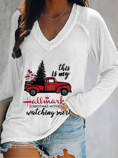Natale natale Maniche Lunghe Scollo a V taglia grande Stampato Top T-shirts, Bianco, T-Shirts
Natale natale Maniche Lunghe Scollo a V taglia grande Stampato Top T-shirts, Bianco, T-Shirts