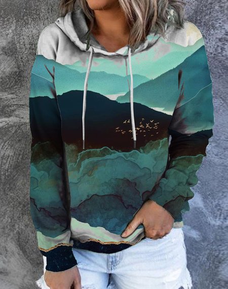 Indigo Mountains Print Casual Vintage Sweatshirt, As picture, Hoodies&Sweatshirts
Indigo Mountains Print Casual Vintage Sweatshirt, As picture, Hoodies&Sweatshirts